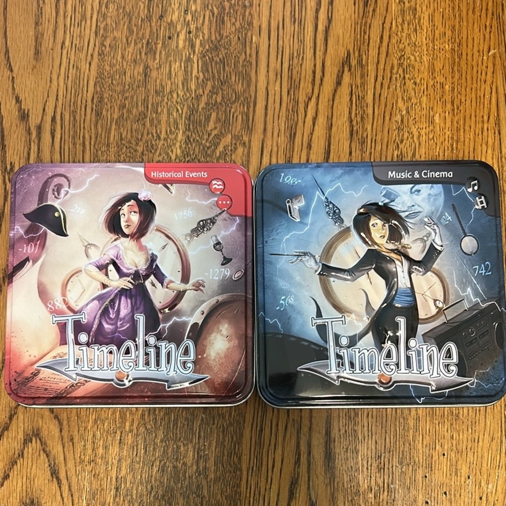 2 @ Timeline trivia card games: Historical Events & Music & Cinema